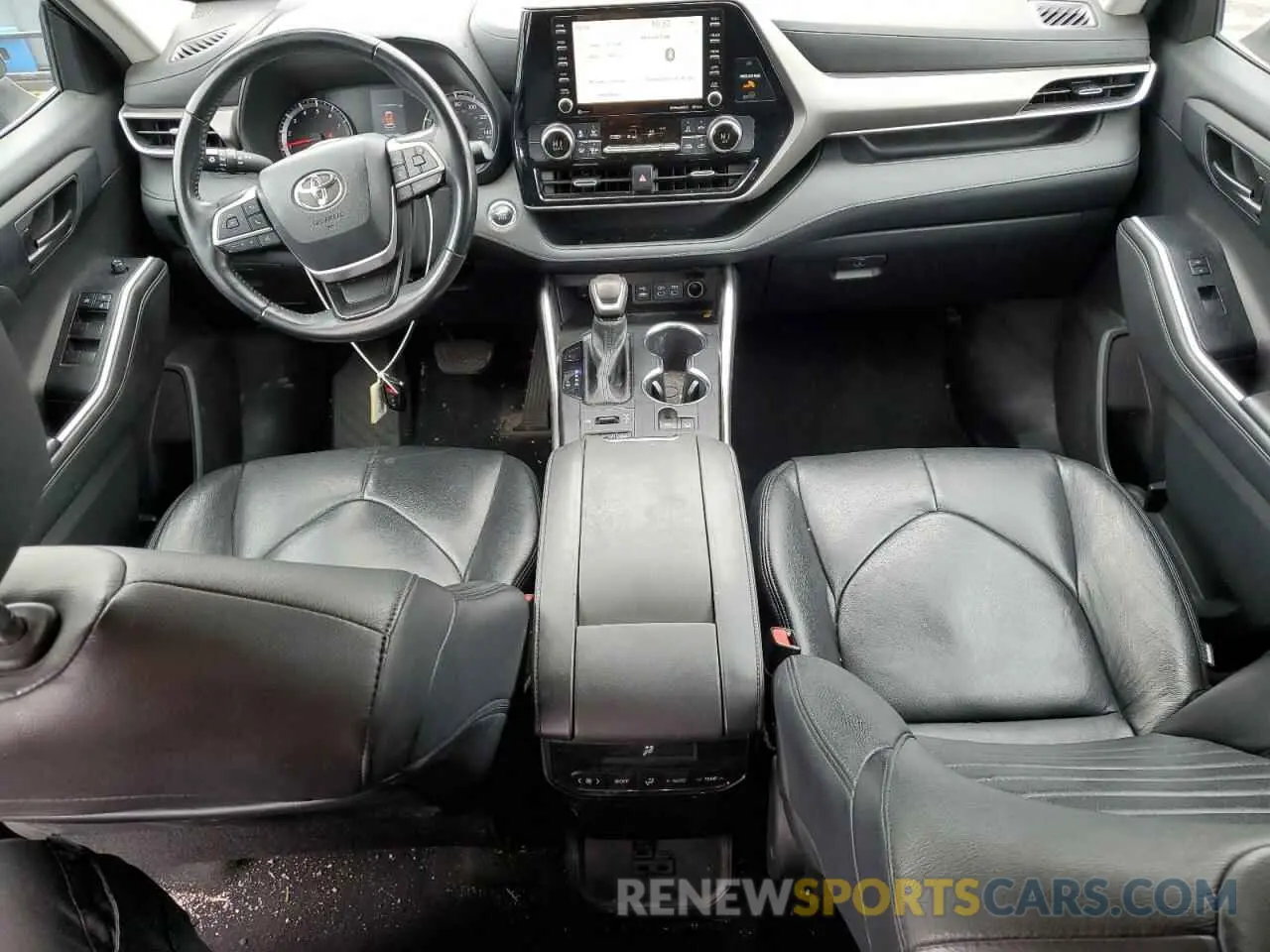 8 fotografías del automóvil dañado 5TDBZRBH0NS174967 TOYOTA HIGHLANDER 2022