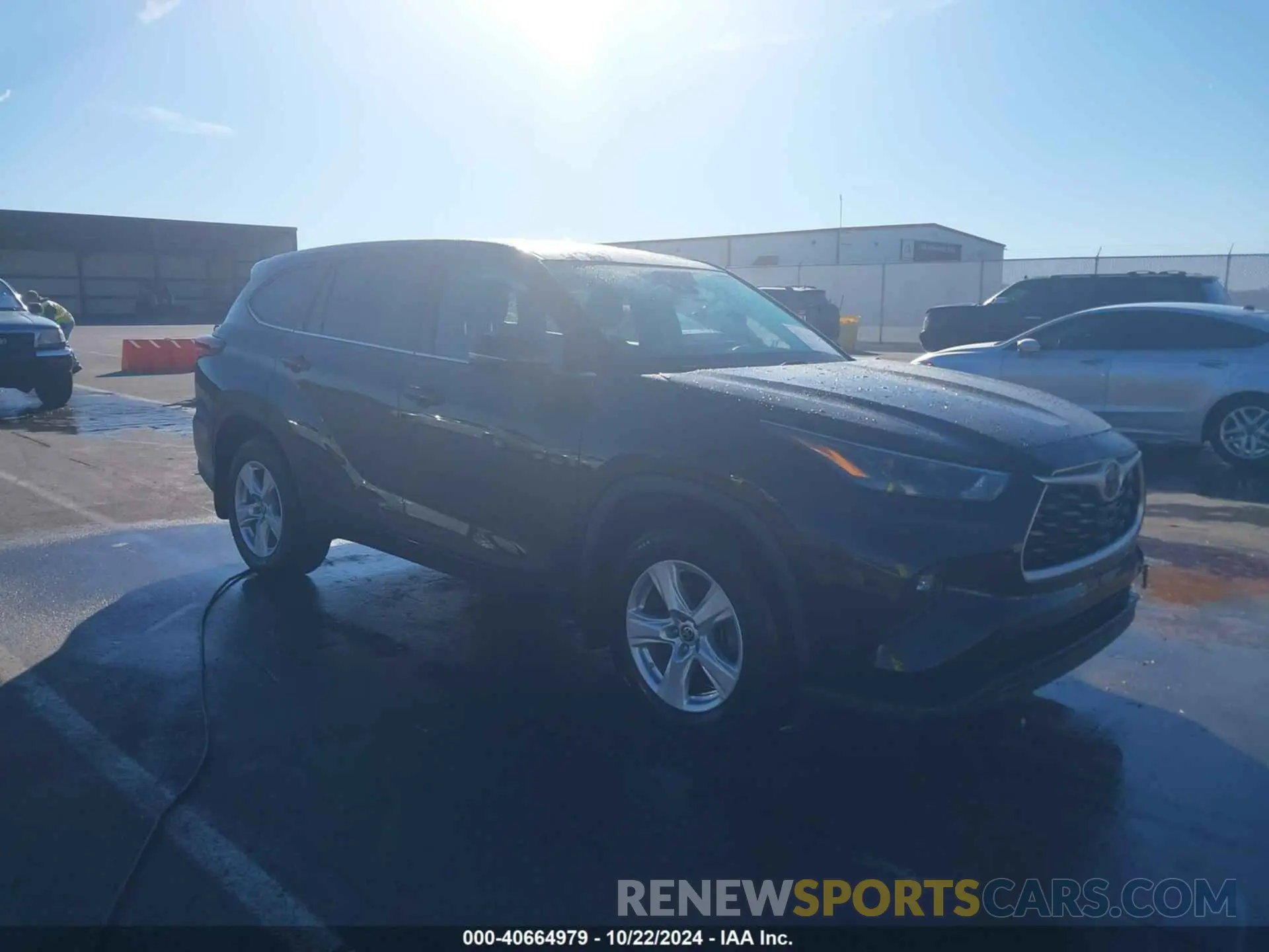 1 fotografías del automóvil dañado 5TDBZRBH0NS199142 TOYOTA HIGHLANDER 2022