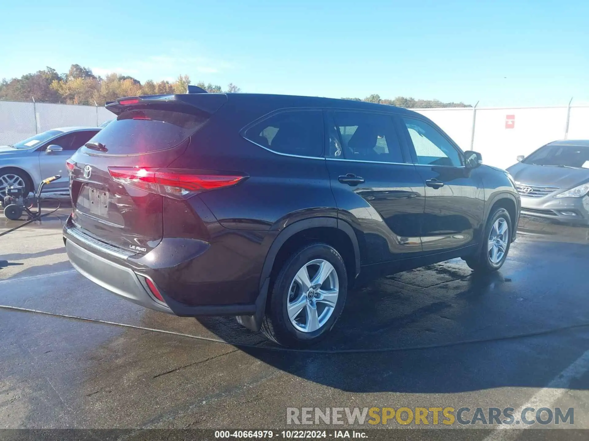 4 fotografías del automóvil dañado 5TDBZRBH0NS199142 TOYOTA HIGHLANDER 2022