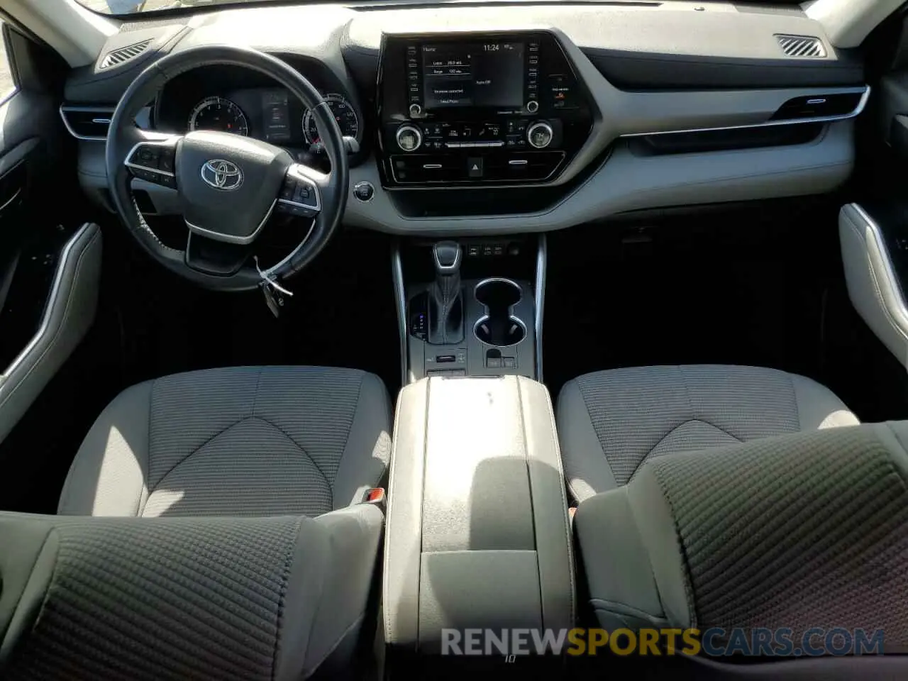 8 fotografías del automóvil dañado 5TDBZRBH0NS213346 TOYOTA HIGHLANDER 2022