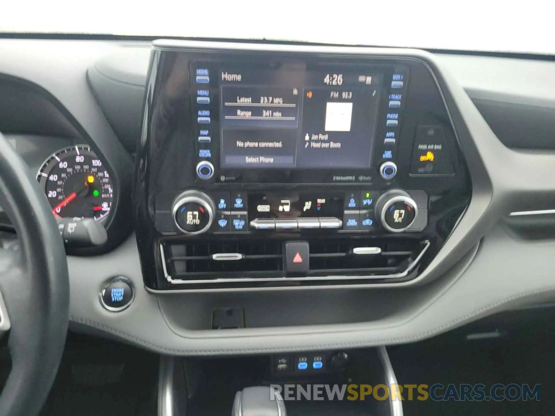 6 fotografías del automóvil dañado 5TDBZRBH2NS184593 TOYOTA HIGHLANDER 2022