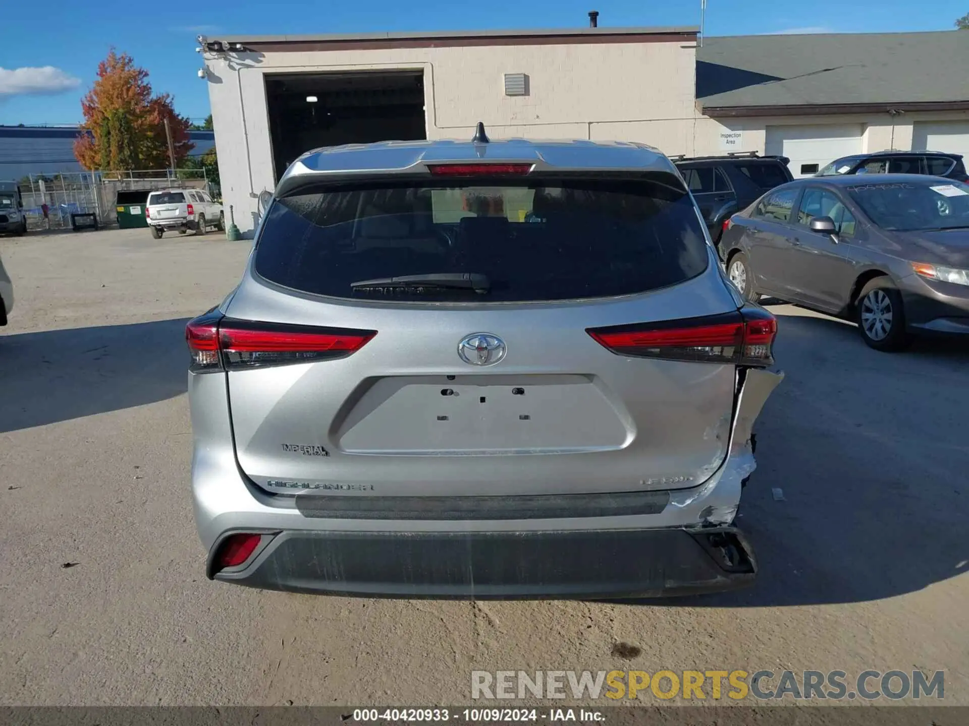 16 fotografías del automóvil dañado 5TDBZRBH2NS578630 TOYOTA HIGHLANDER 2022