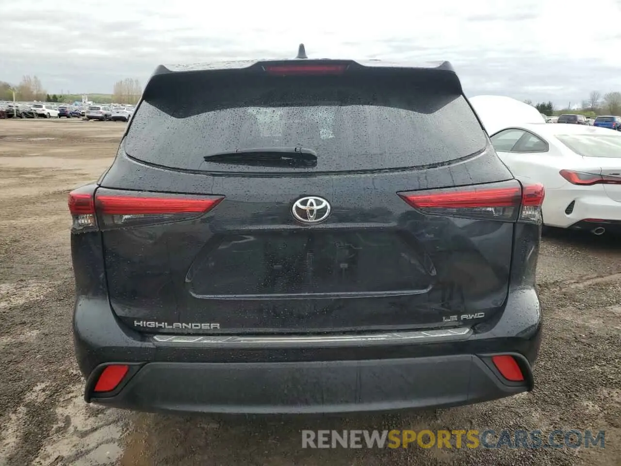6 fotografías del automóvil dañado 5TDBZRBH3NS204463 TOYOTA HIGHLANDER 2022