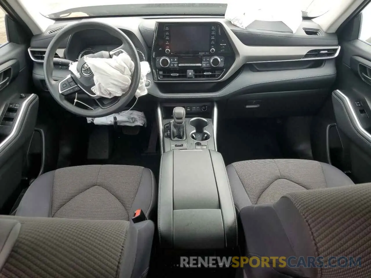 8 fotografías del automóvil dañado 5TDBZRBH3NS204463 TOYOTA HIGHLANDER 2022