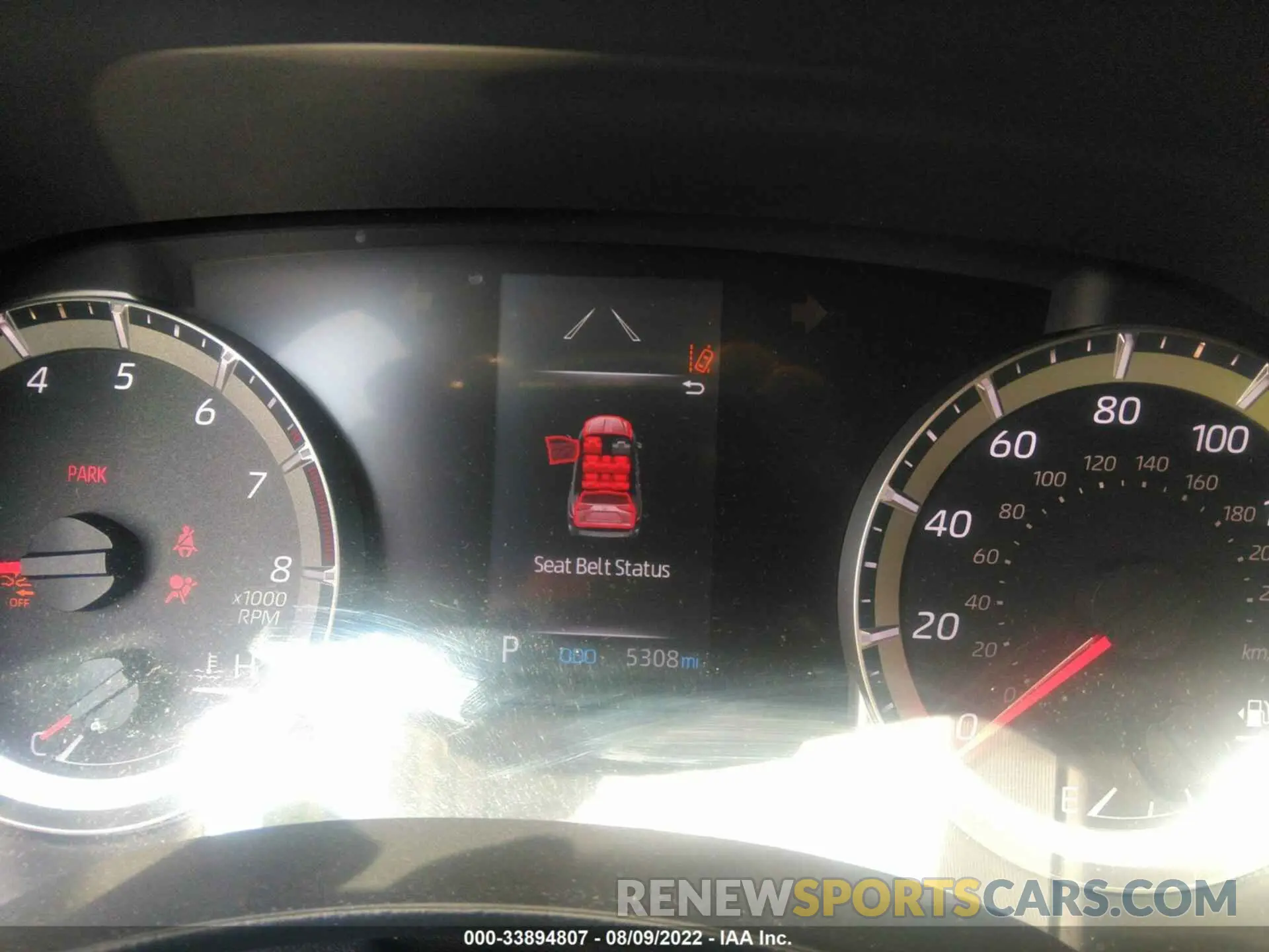 7 fotografías del automóvil dañado 5TDBZRBH3NS205371 TOYOTA HIGHLANDER 2022