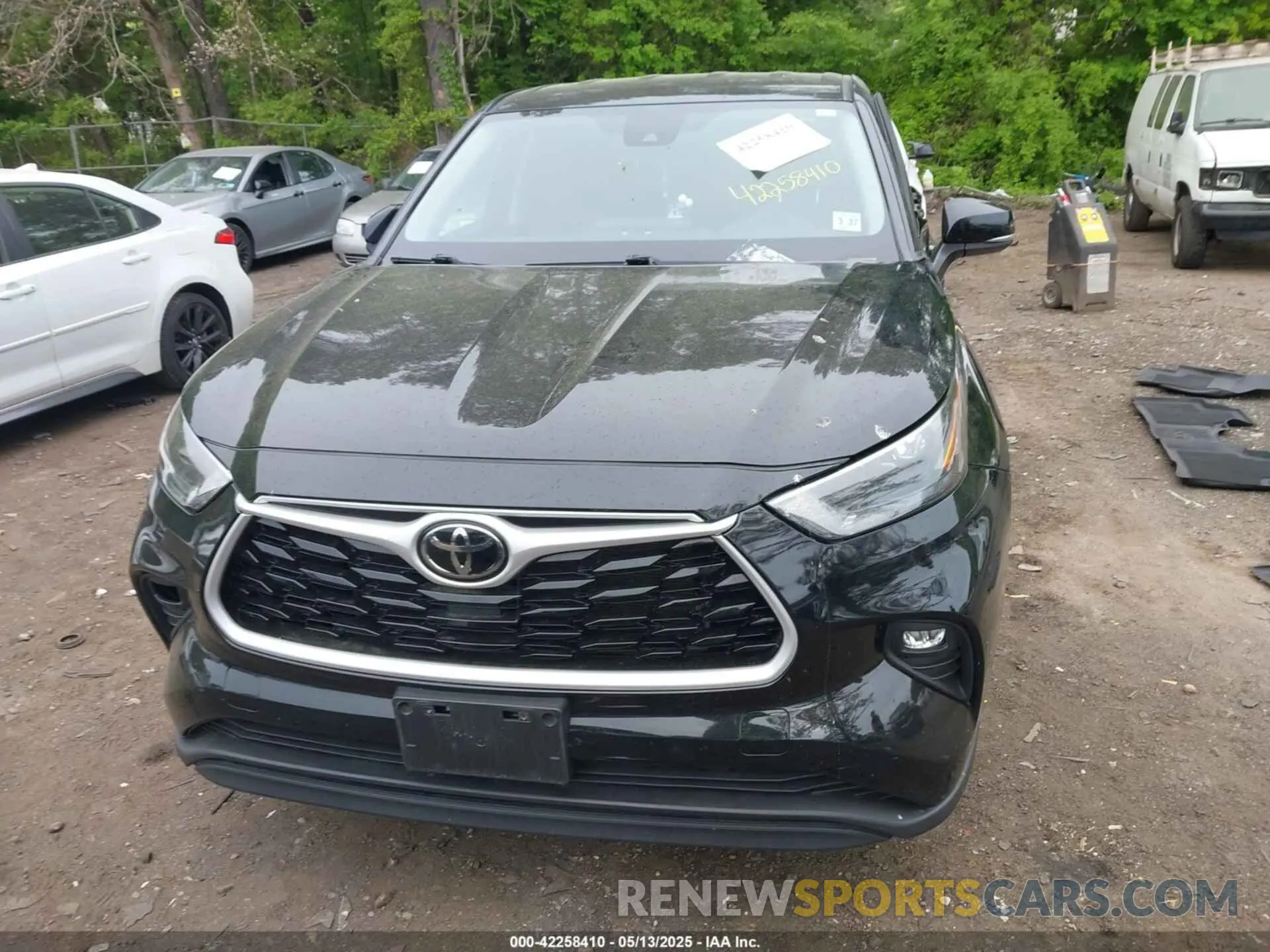 12 fotografías del automóvil dañado 5TDBZRBH6NS194608 TOYOTA HIGHLANDER 2022