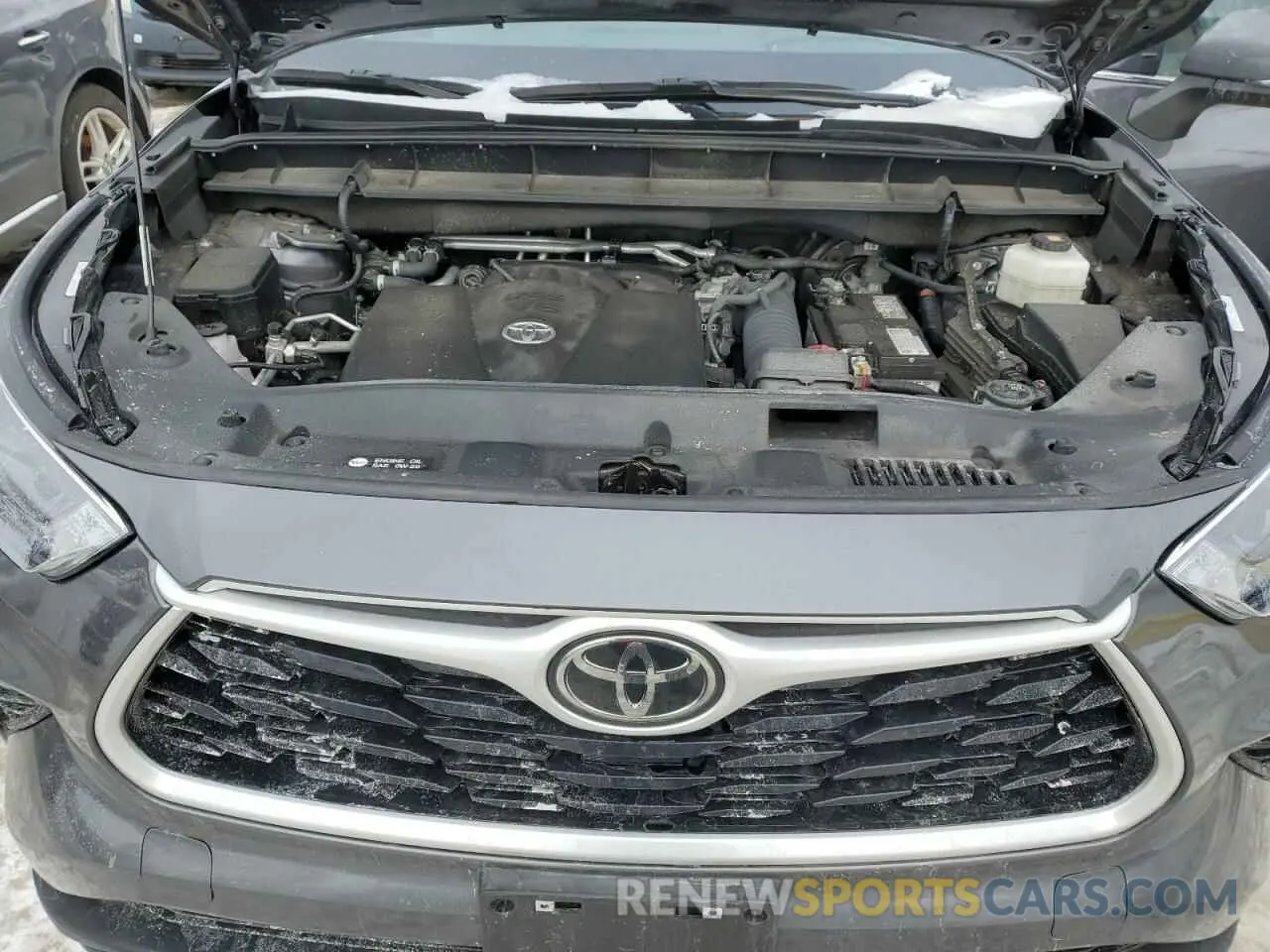 12 fotografías del automóvil dañado 5TDBZRBH8NS161951 TOYOTA HIGHLANDER 2022