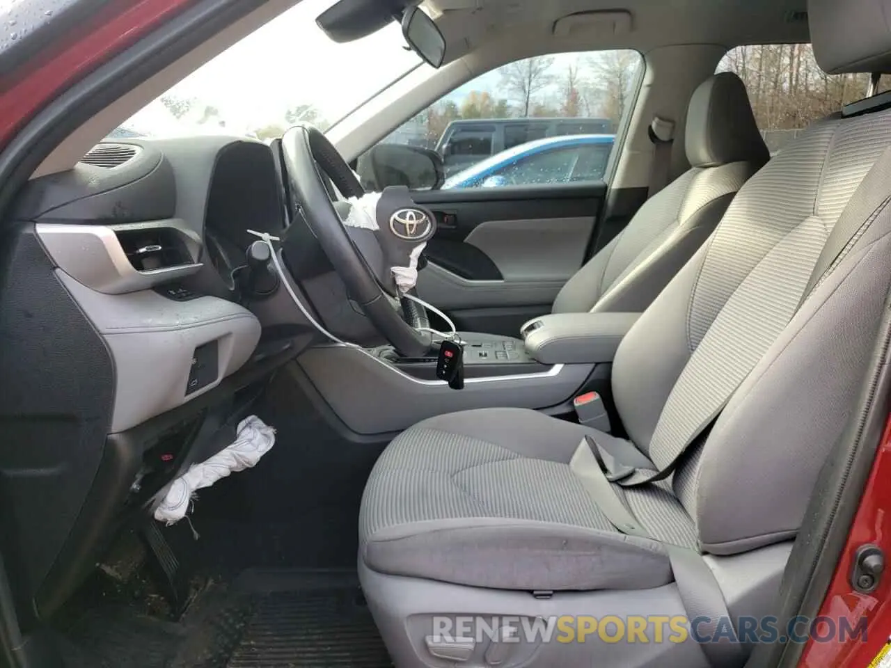 7 fotografías del automóvil dañado 5TDBZRBH8NS192620 TOYOTA HIGHLANDER 2022