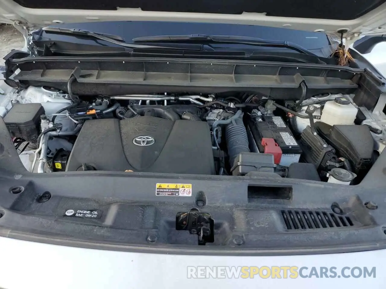 12 fotografías del automóvil dañado 5TDBZRBH8NS242223 TOYOTA HIGHLANDER 2022