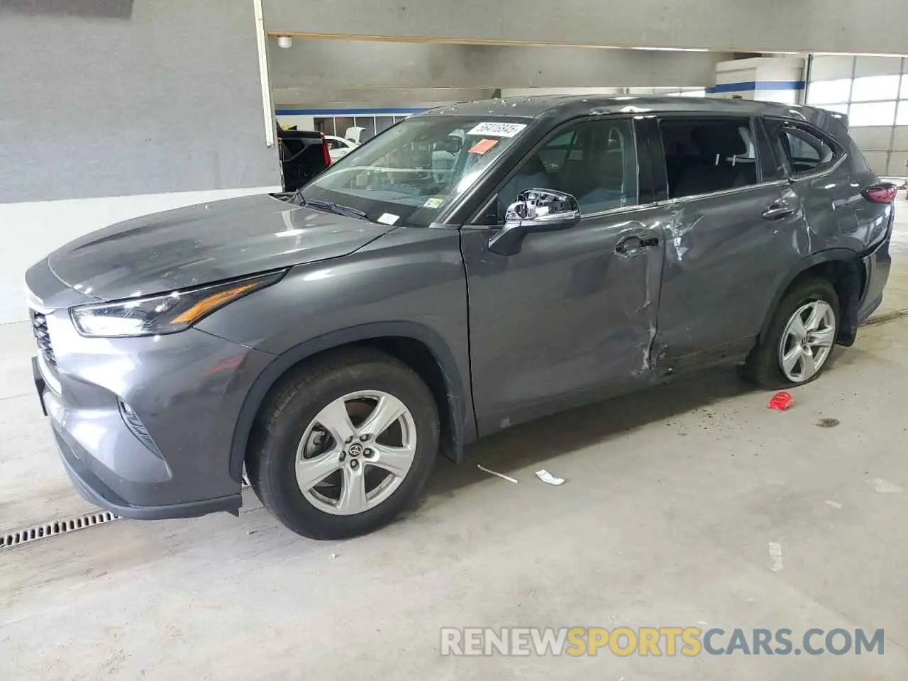 1 fotografías del automóvil dañado 5TDBZRBH8NS596792 TOYOTA HIGHLANDER 2022