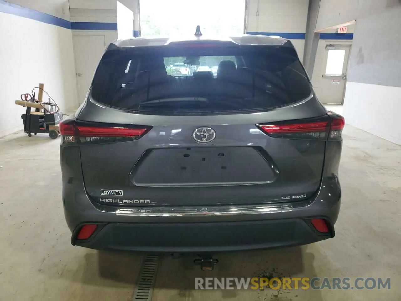 6 fotografías del automóvil dañado 5TDBZRBH8NS596792 TOYOTA HIGHLANDER 2022