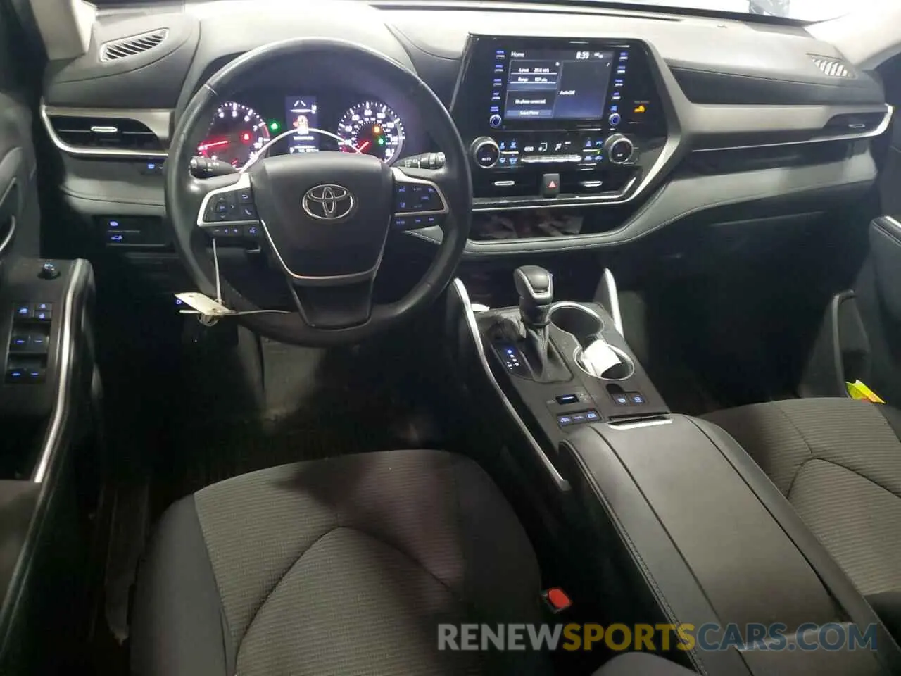 8 fotografías del automóvil dañado 5TDBZRBH8NS596792 TOYOTA HIGHLANDER 2022