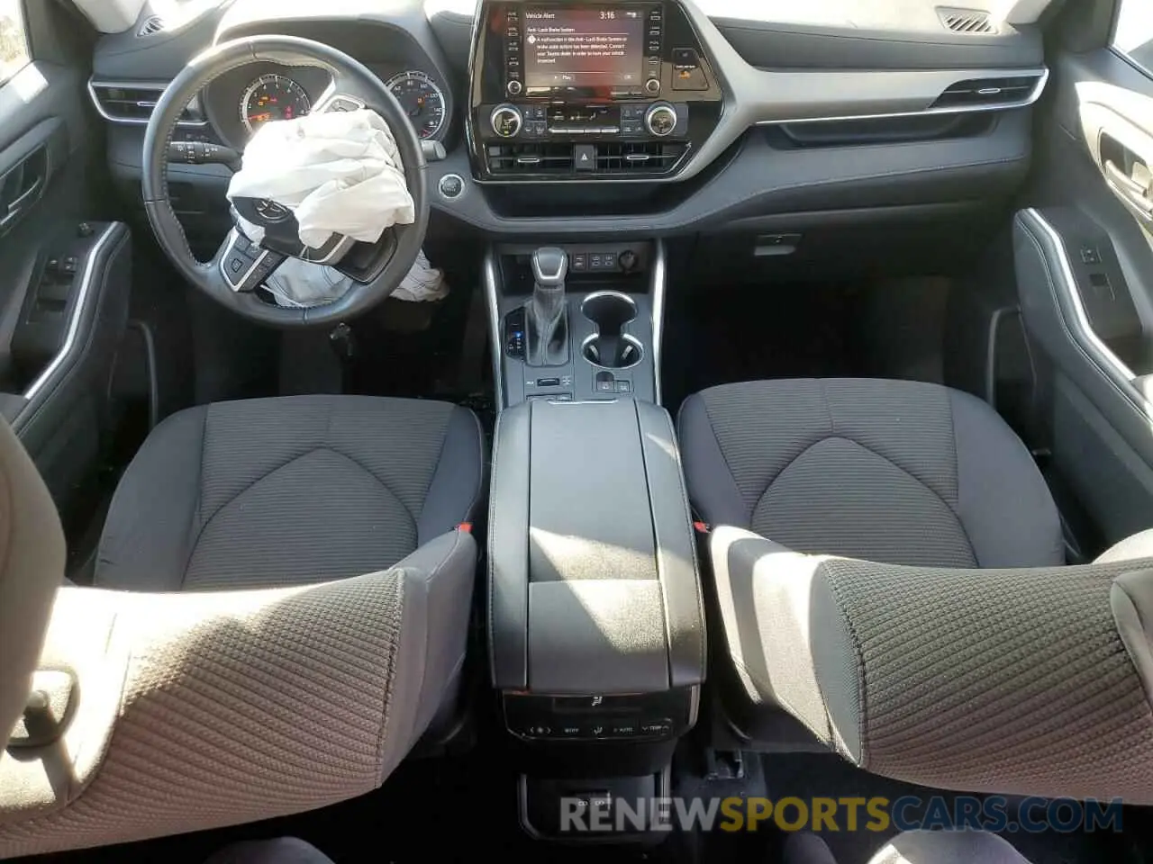 8 fotografías del automóvil dañado 5TDBZRBHXNS561767 TOYOTA HIGHLANDER 2022