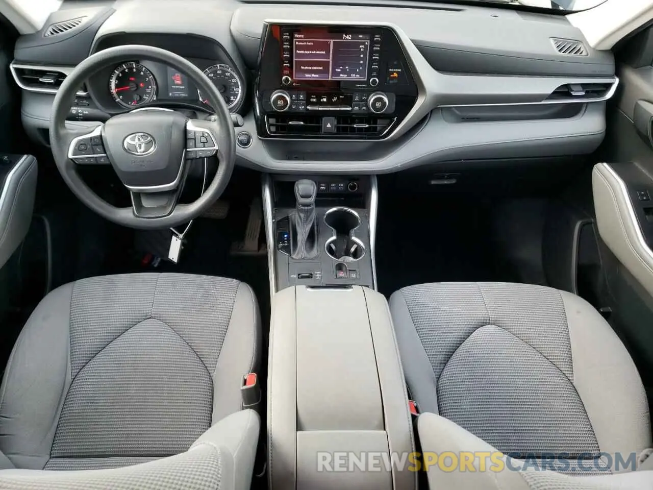 8 fotografías del automóvil dañado 5TDCZRAH2NS112797 TOYOTA HIGHLANDER 2022