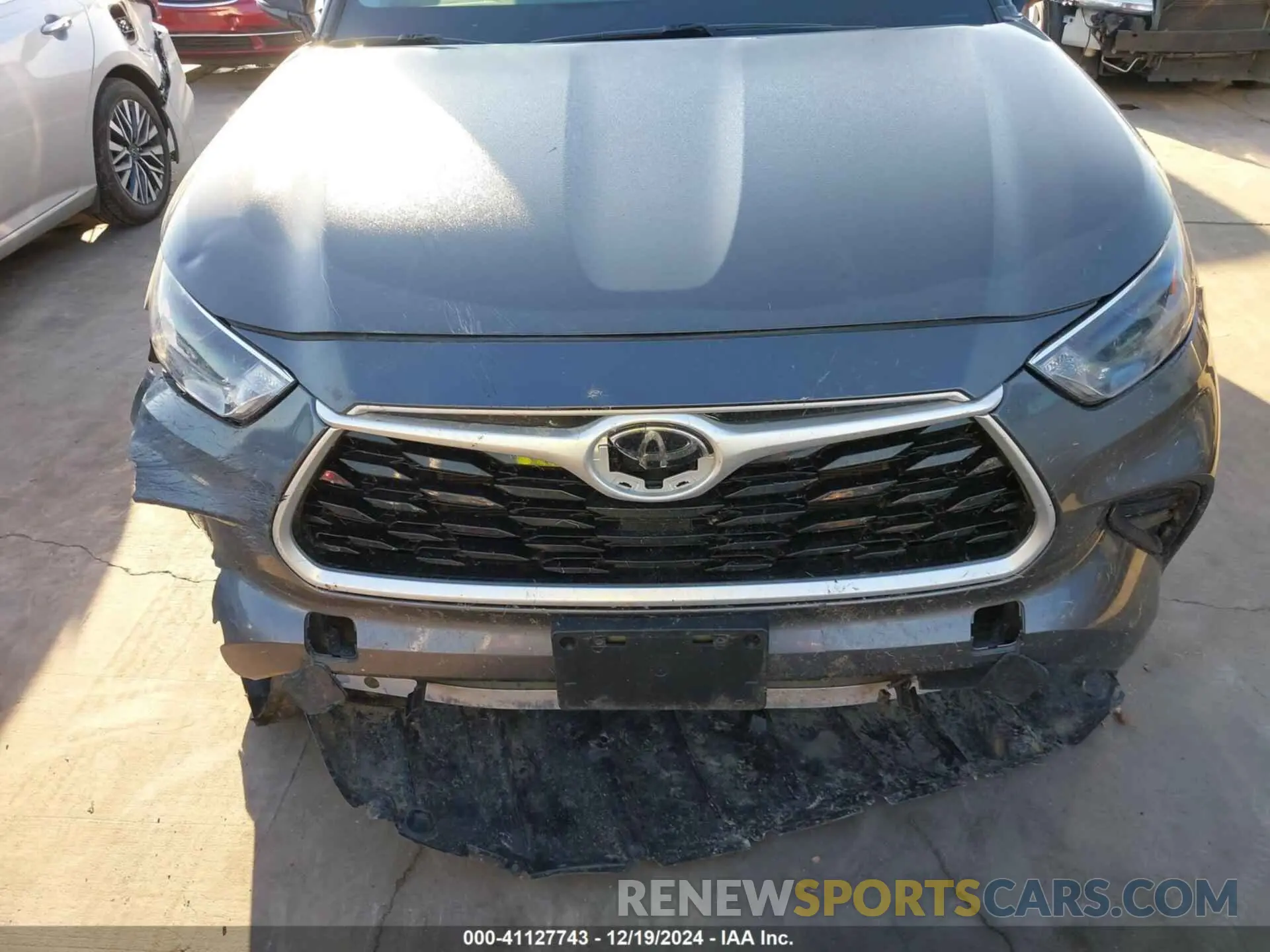 17 fotografías del automóvil dañado 5TDCZRAHXNS117987 TOYOTA HIGHLANDER 2022