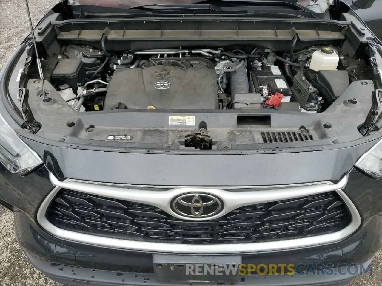 12 fotografías del automóvil dañado 5TDCZRBHXNS199198 TOYOTA HIGHLANDER 2022
