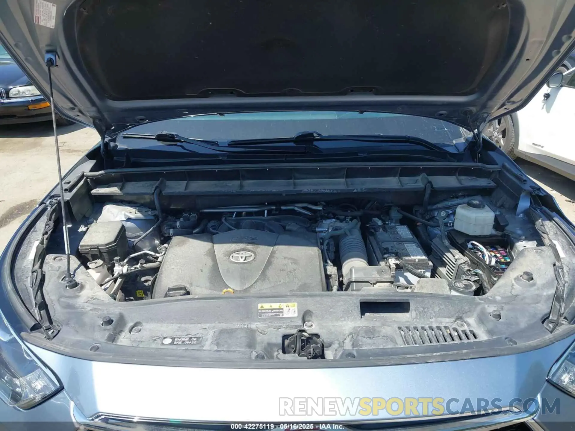 10 fotografías del automóvil dañado 5TDDZRBH0NS192331 TOYOTA HIGHLANDER 2022