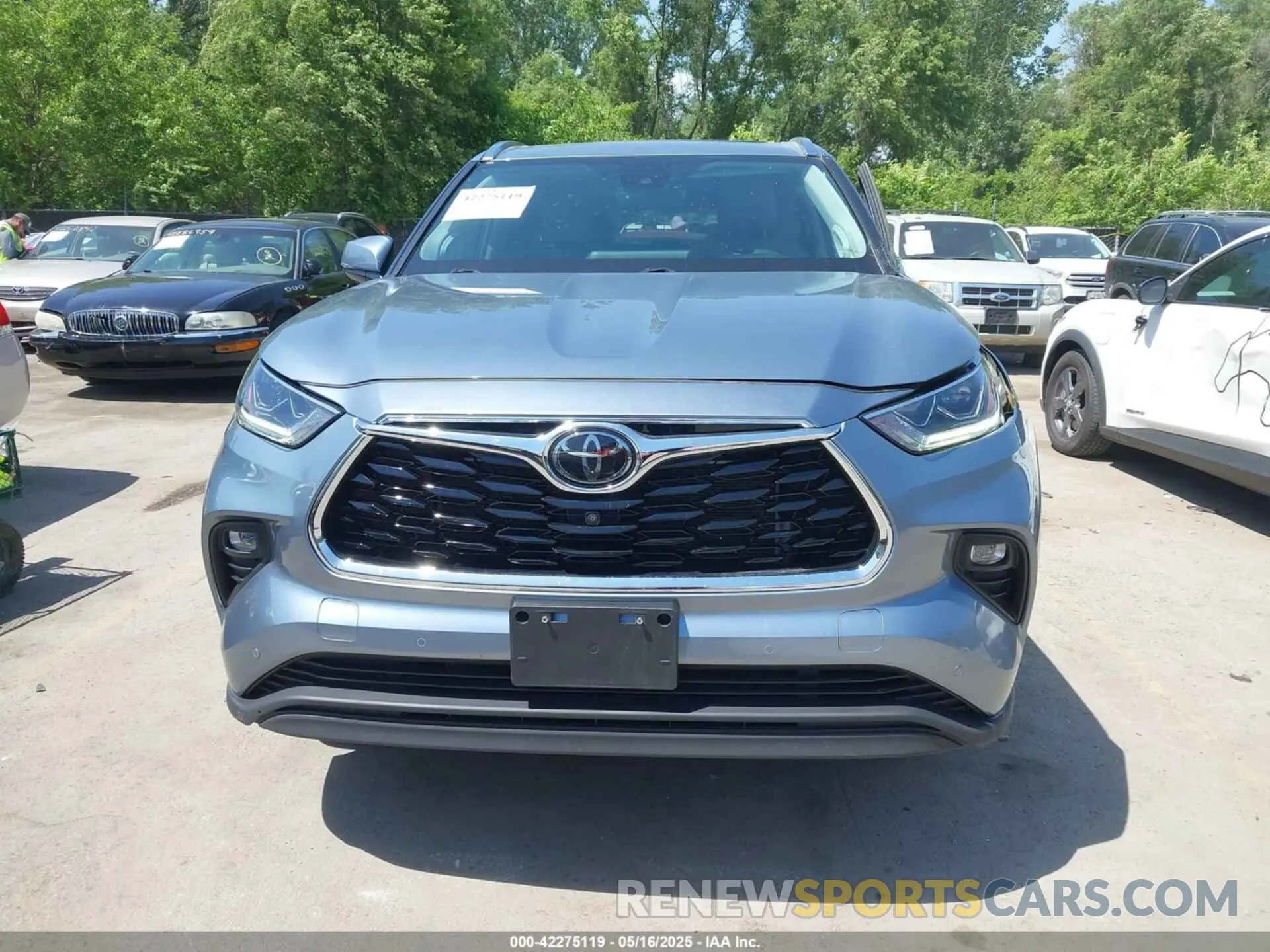 13 fotografías del automóvil dañado 5TDDZRBH0NS192331 TOYOTA HIGHLANDER 2022