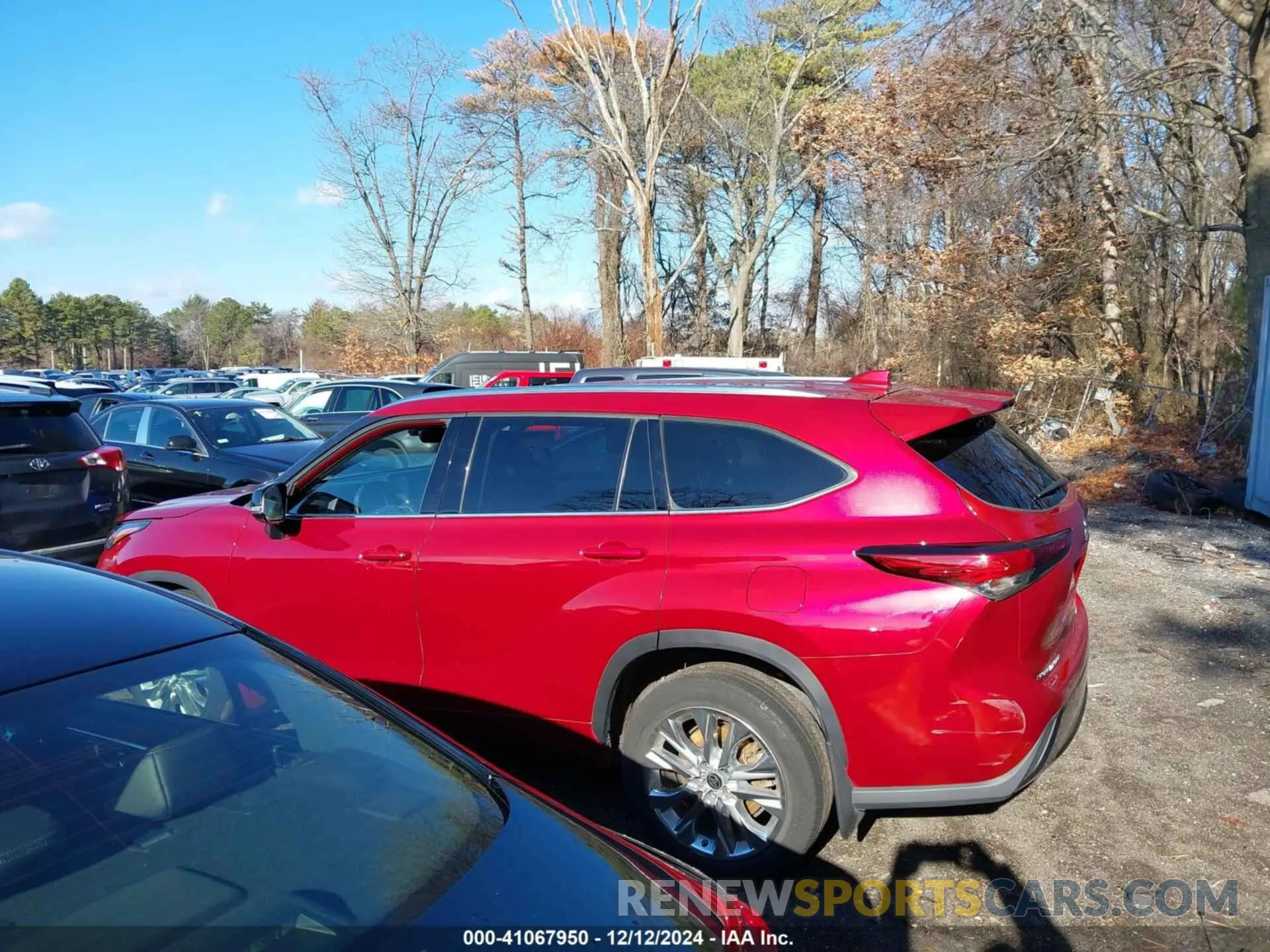 14 fotografías del automóvil dañado 5TDDZRBH2NS185168 TOYOTA HIGHLANDER 2022
