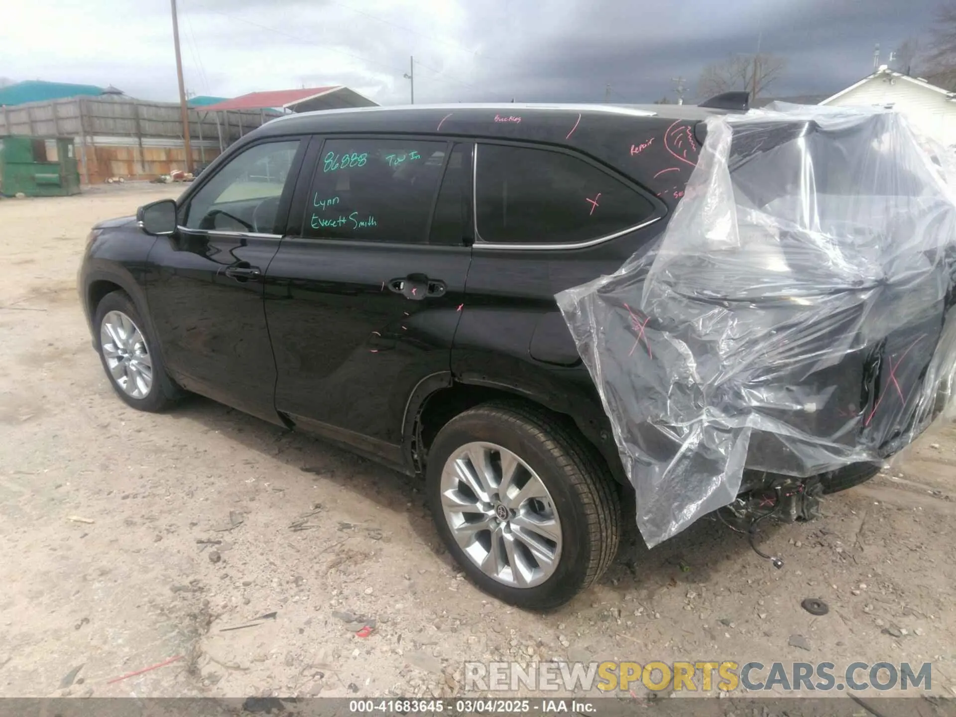 3 fotografías del automóvil dañado 5TDDZRBH4NS212208 TOYOTA HIGHLANDER 2022