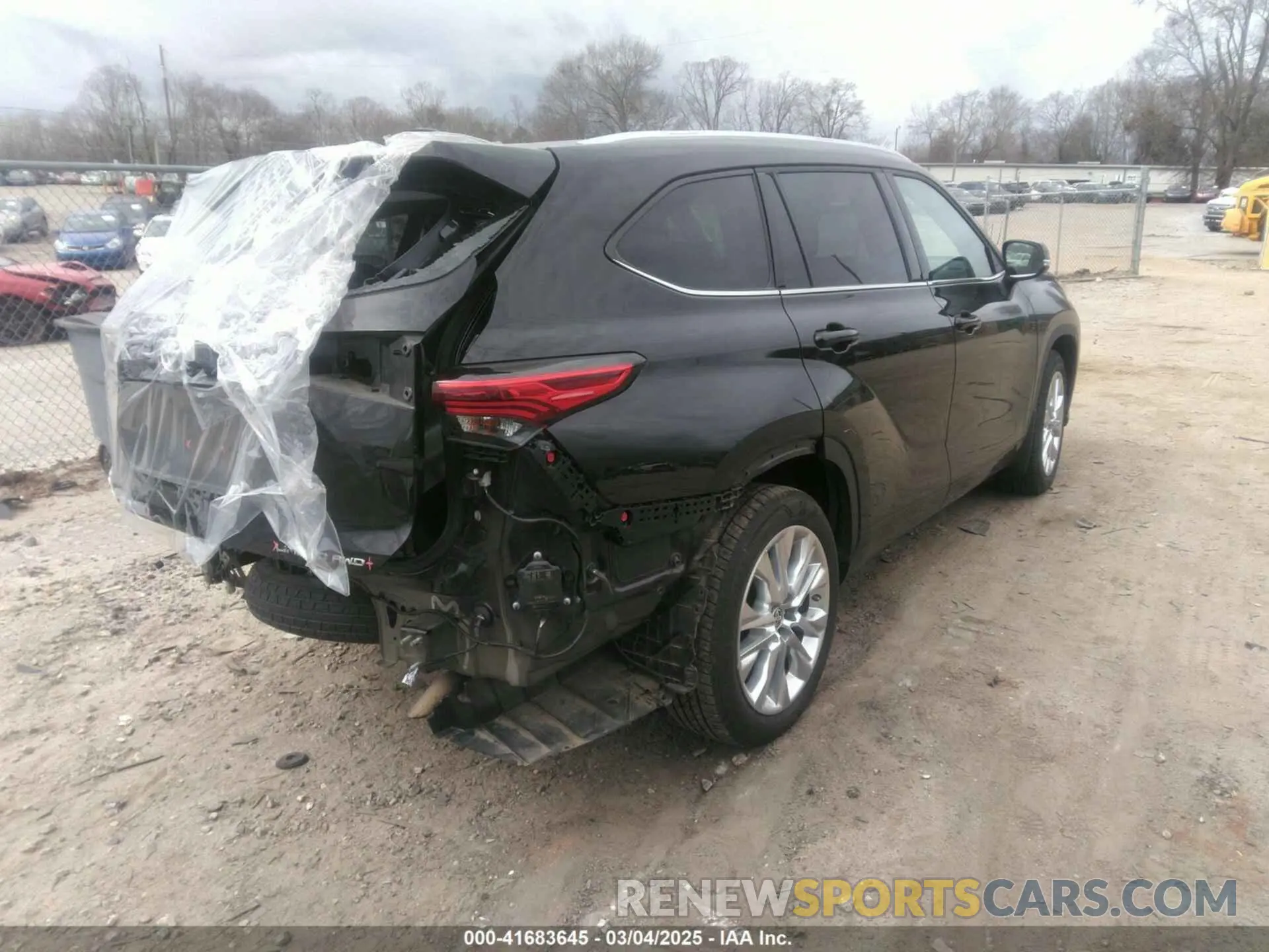 4 fotografías del automóvil dañado 5TDDZRBH4NS212208 TOYOTA HIGHLANDER 2022