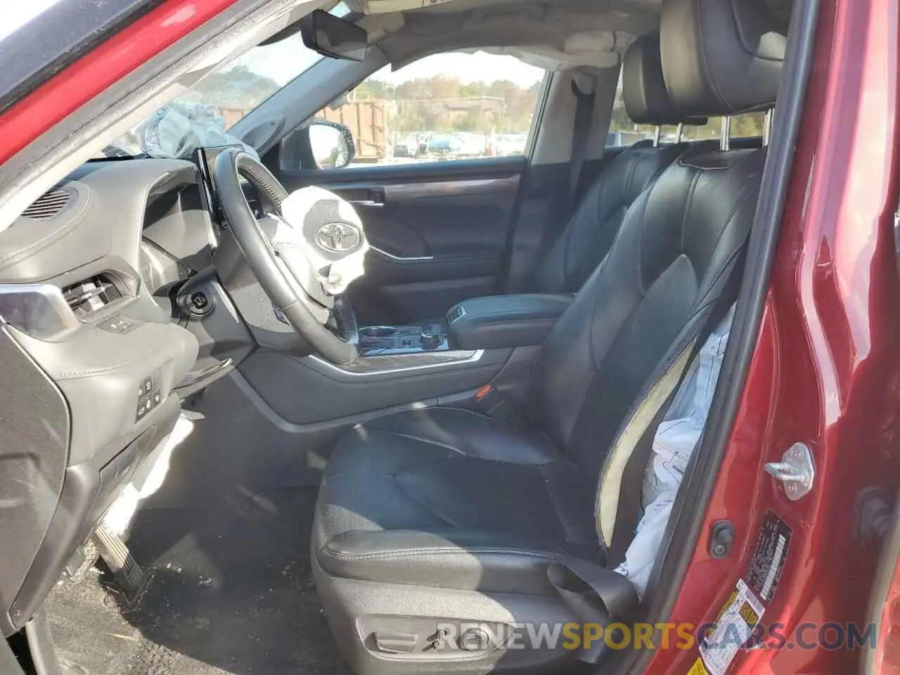 7 fotografías del automóvil dañado 5TDDZRBH4NS565483 TOYOTA HIGHLANDER 2022