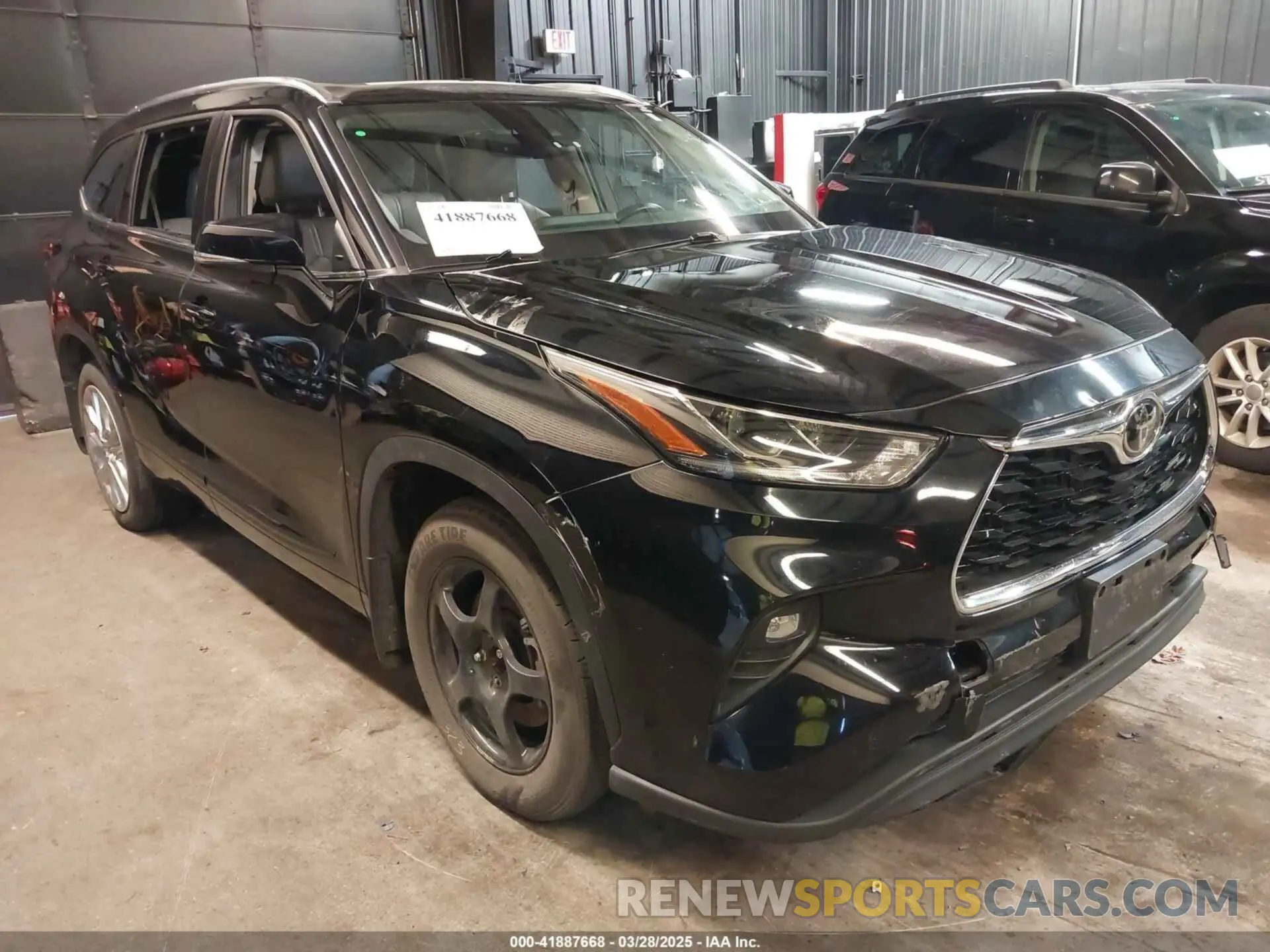 1 fotografías del automóvil dañado 5TDDZRBH5NS165299 TOYOTA HIGHLANDER 2022