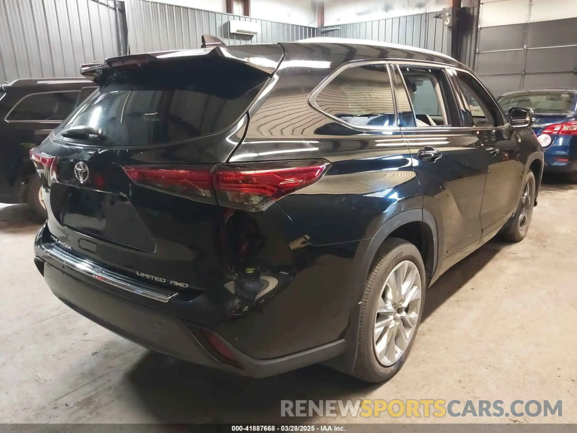 4 fotografías del automóvil dañado 5TDDZRBH5NS165299 TOYOTA HIGHLANDER 2022