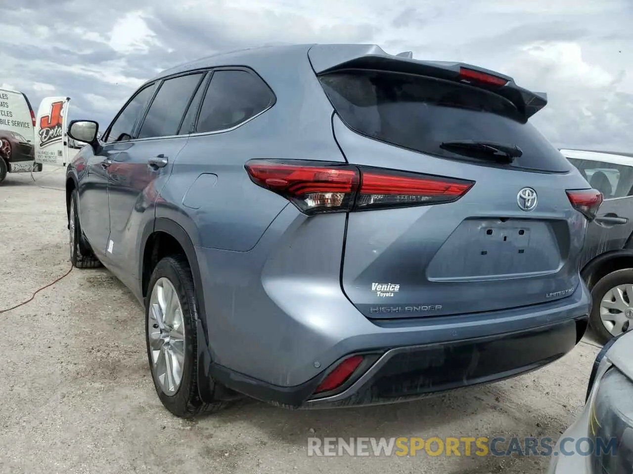 6 fotografías del automóvil dañado 5TDDZRBH6NS200593 TOYOTA HIGHLANDER 2022