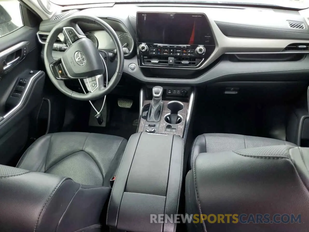 8 fotografías del automóvil dañado 5TDDZRBH6NS200593 TOYOTA HIGHLANDER 2022