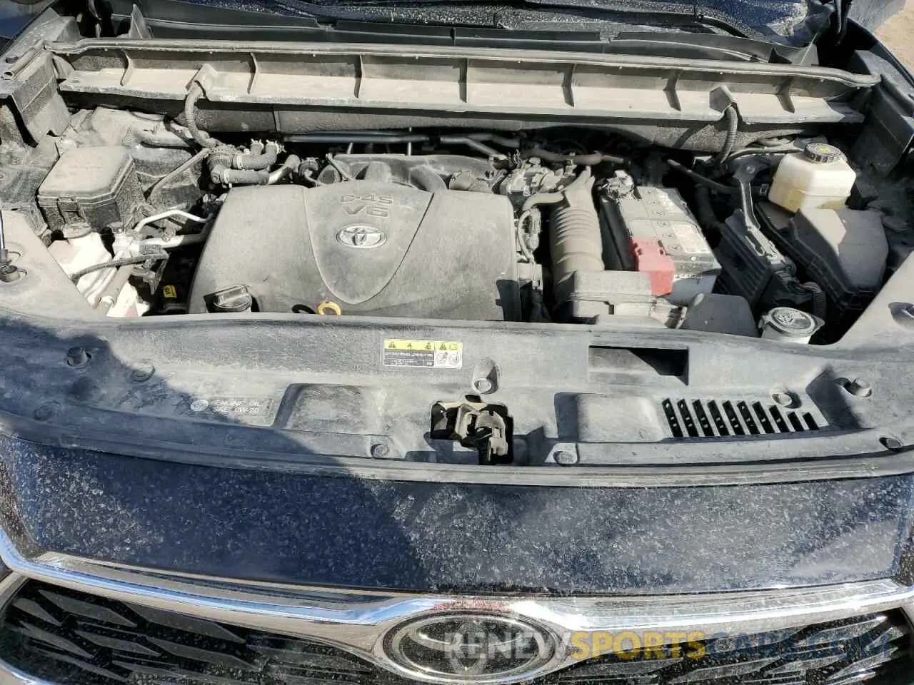 12 fotografías del automóvil dañado 5TDDZRBH7NS198269 TOYOTA HIGHLANDER 2022