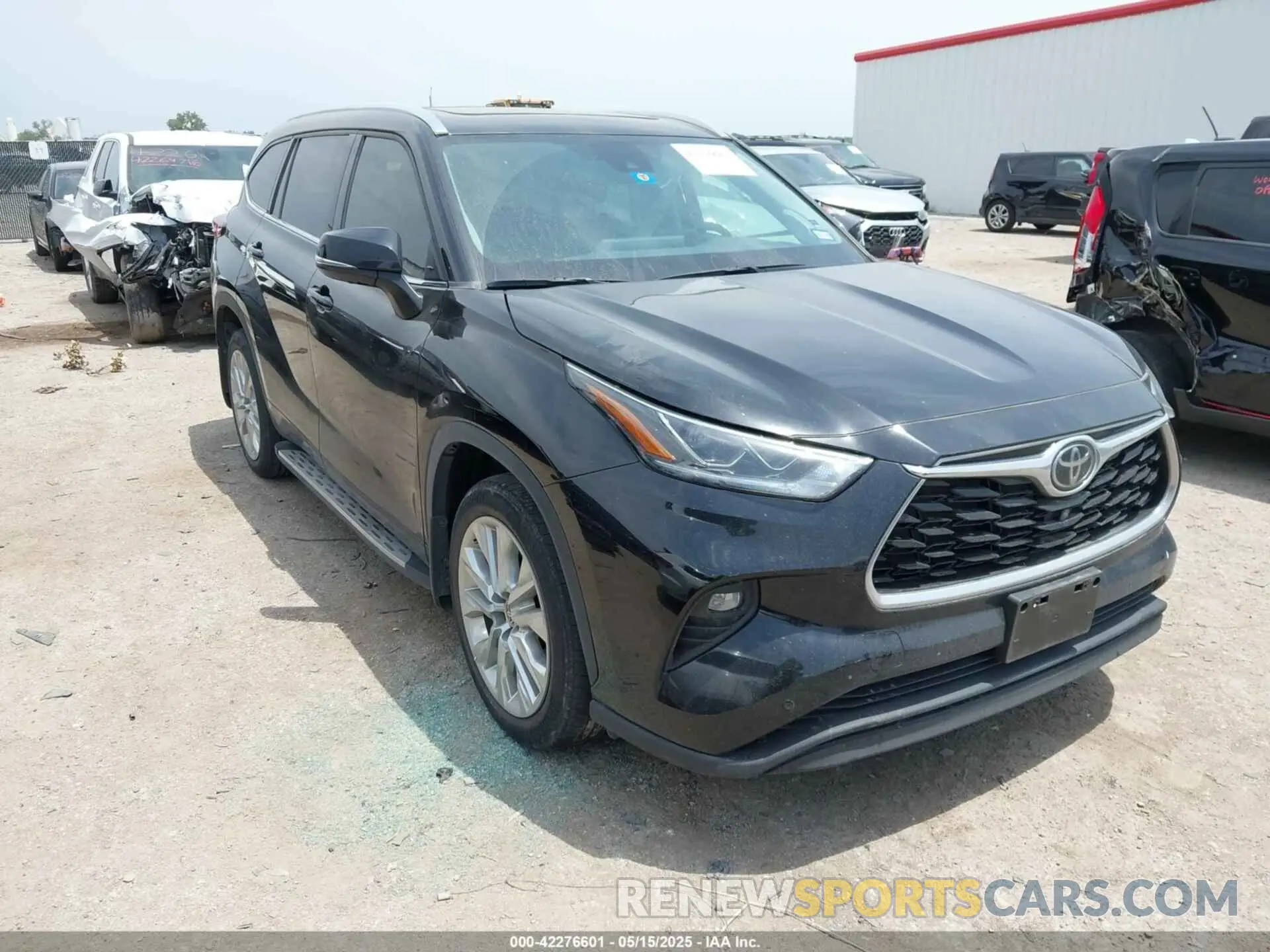 1 fotografías del automóvil dañado 5TDDZRBH7NS224241 TOYOTA HIGHLANDER 2022