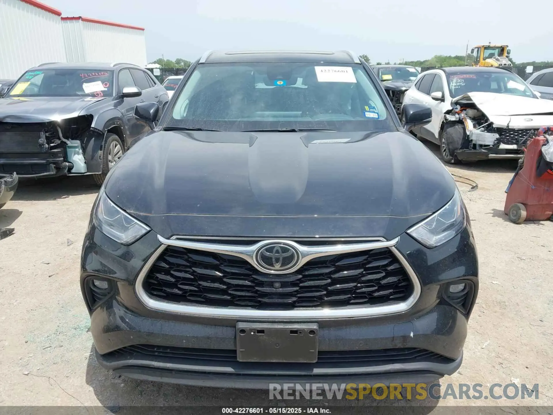 12 fotografías del automóvil dañado 5TDDZRBH7NS224241 TOYOTA HIGHLANDER 2022