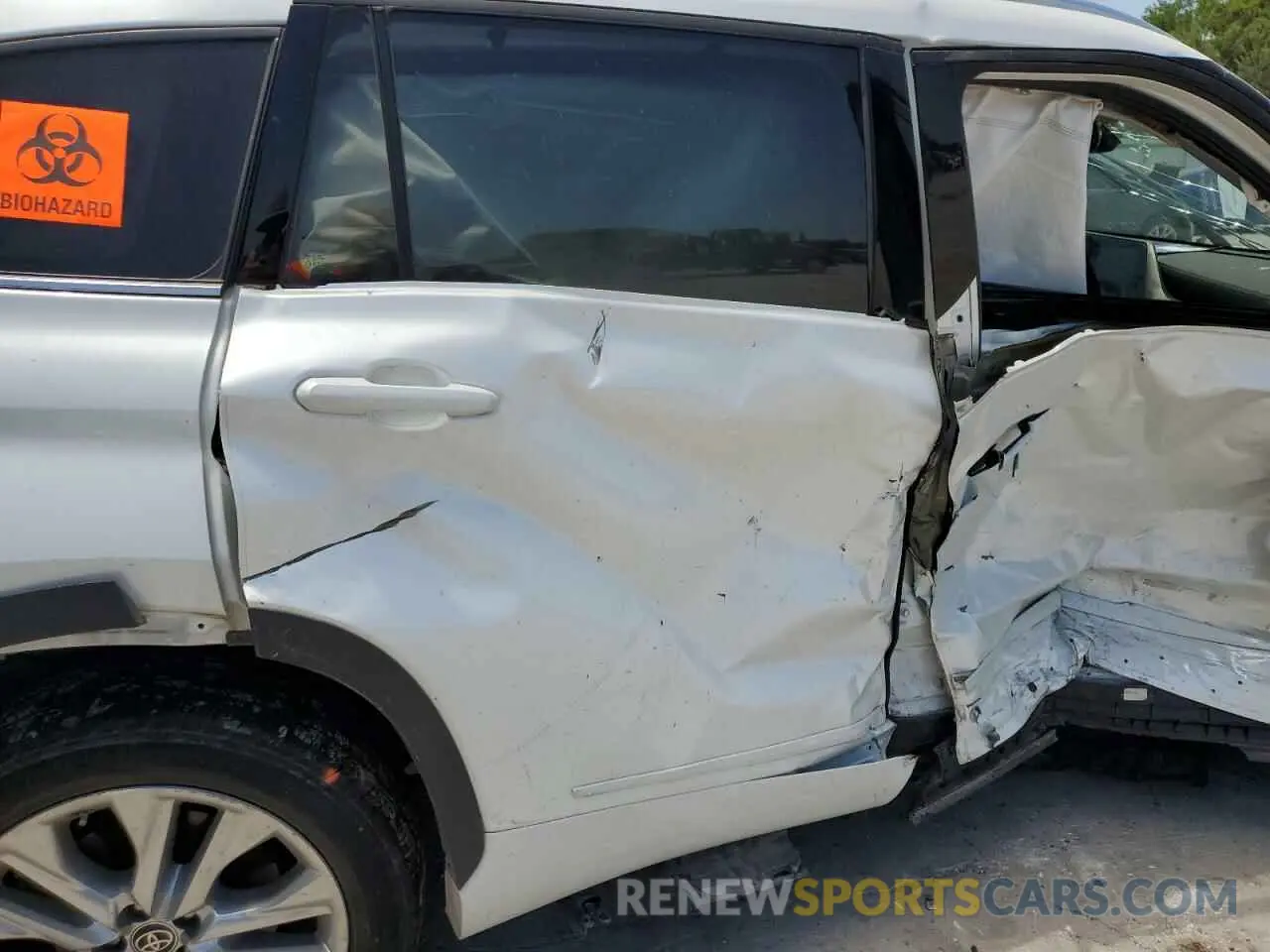 11 fotografías del automóvil dañado 5TDDZRBH8NS213040 TOYOTA HIGHLANDER 2022