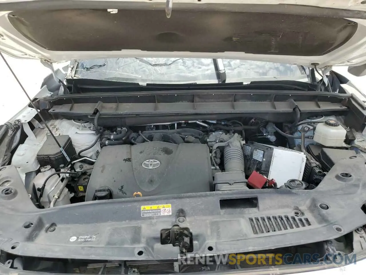 12 fotografías del automóvil dañado 5TDDZRBH8NS213040 TOYOTA HIGHLANDER 2022