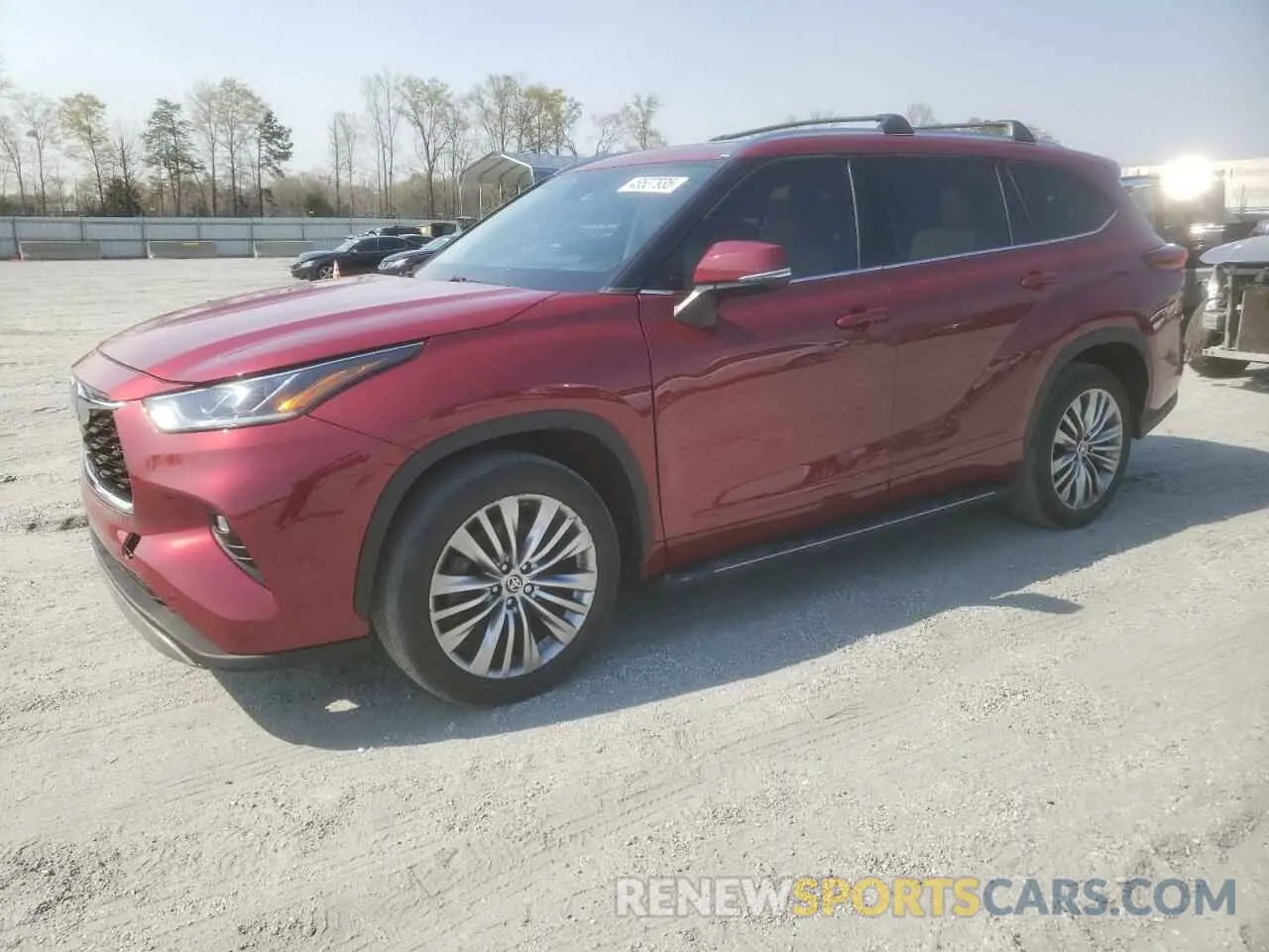 1 fotografías del automóvil dañado 5TDEBRCH1NS074764 TOYOTA HIGHLANDER 2022