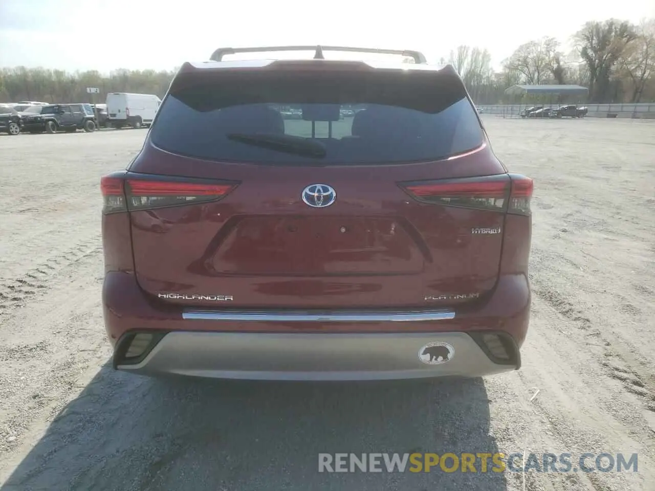 6 fotografías del automóvil dañado 5TDEBRCH1NS074764 TOYOTA HIGHLANDER 2022