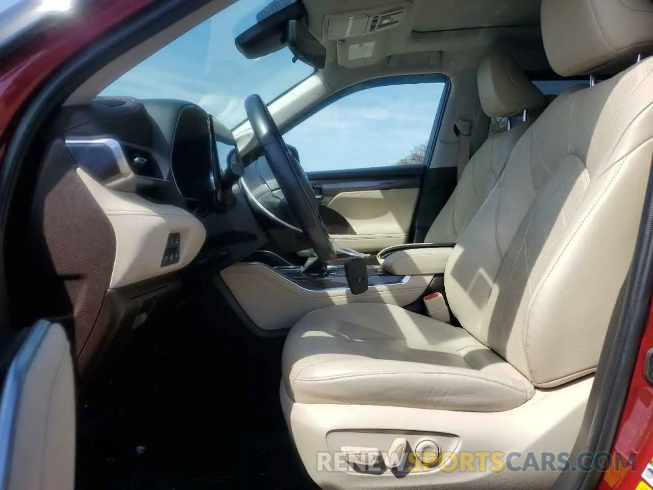 7 fotografías del automóvil dañado 5TDEBRCH3NS075589 TOYOTA HIGHLANDER 2022