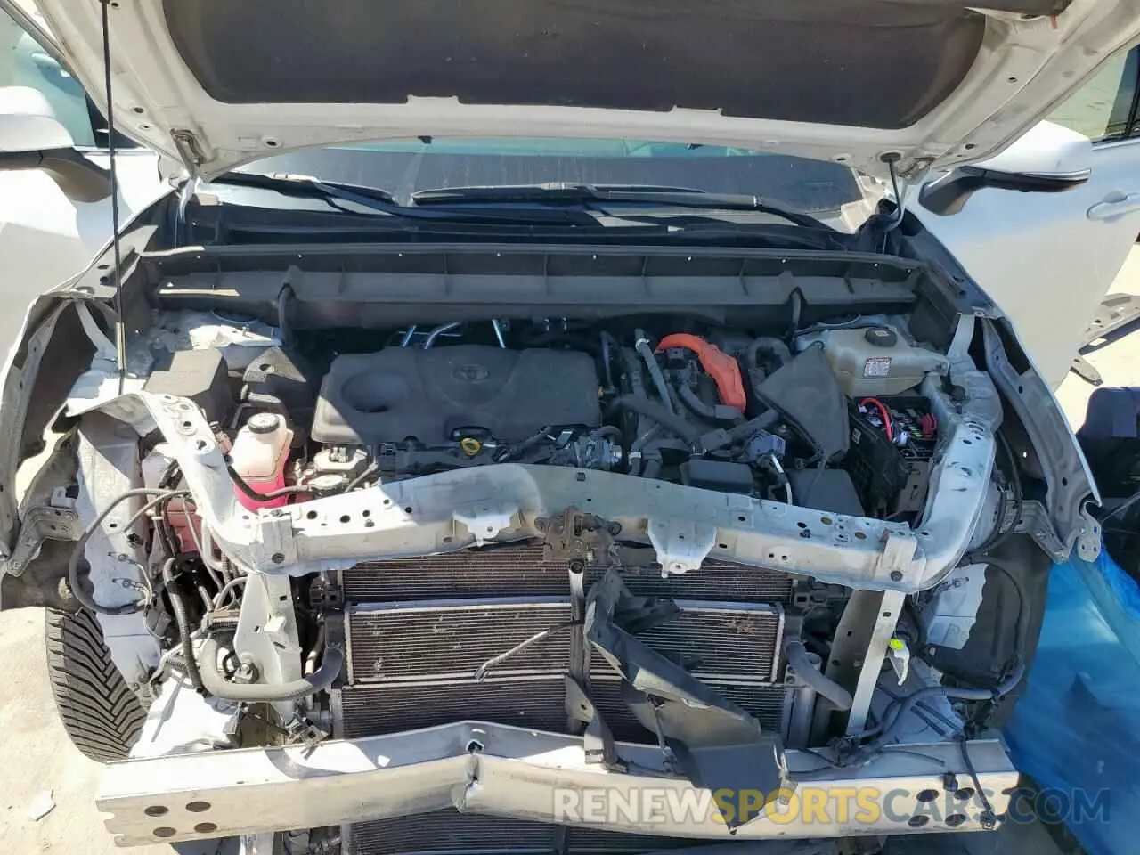 12 fotografías del automóvil dañado 5TDEBRCH3NS078329 TOYOTA HIGHLANDER 2022