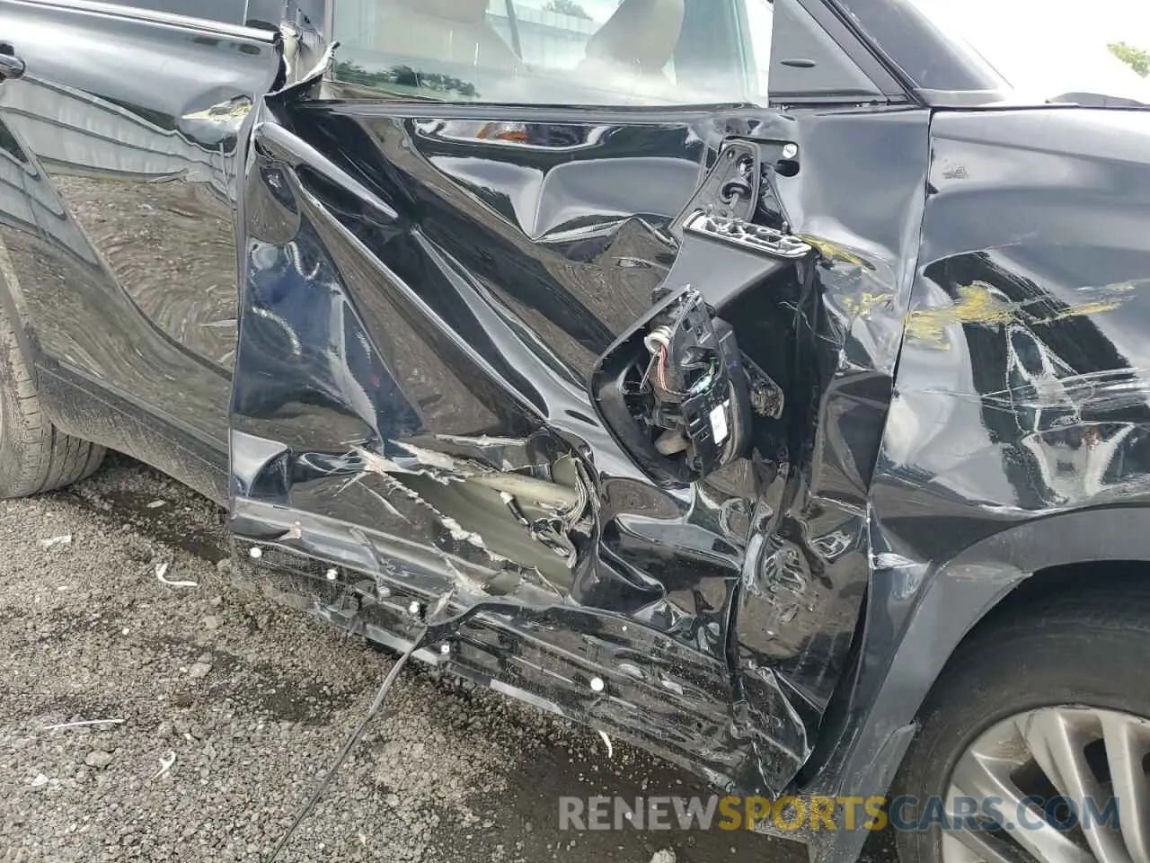 9 fotografías del automóvil dañado 5TDEBRCH5NS086903 TOYOTA HIGHLANDER 2022