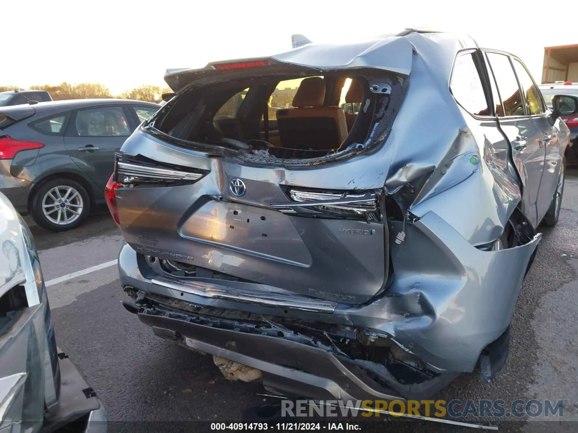 16 fotografías del automóvil dañado 5TDEBRCH5NS090708 TOYOTA HIGHLANDER 2022