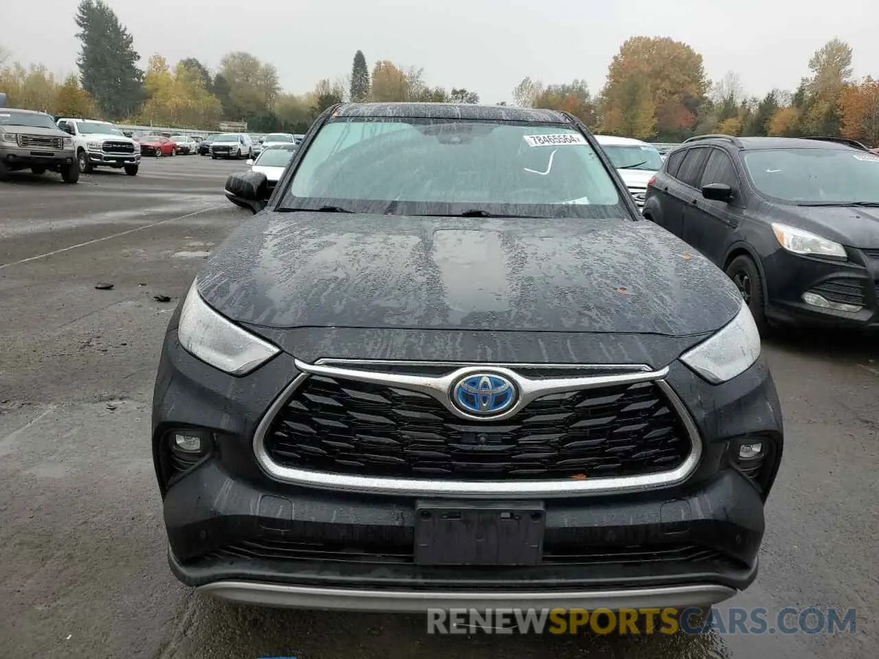 5 fotografías del automóvil dañado 5TDEBRCH5NS091499 TOYOTA HIGHLANDER 2022