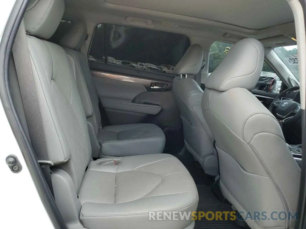 6 fotografías del automóvil dañado 5TDEBRCH5NS094242 TOYOTA HIGHLANDER 2022
