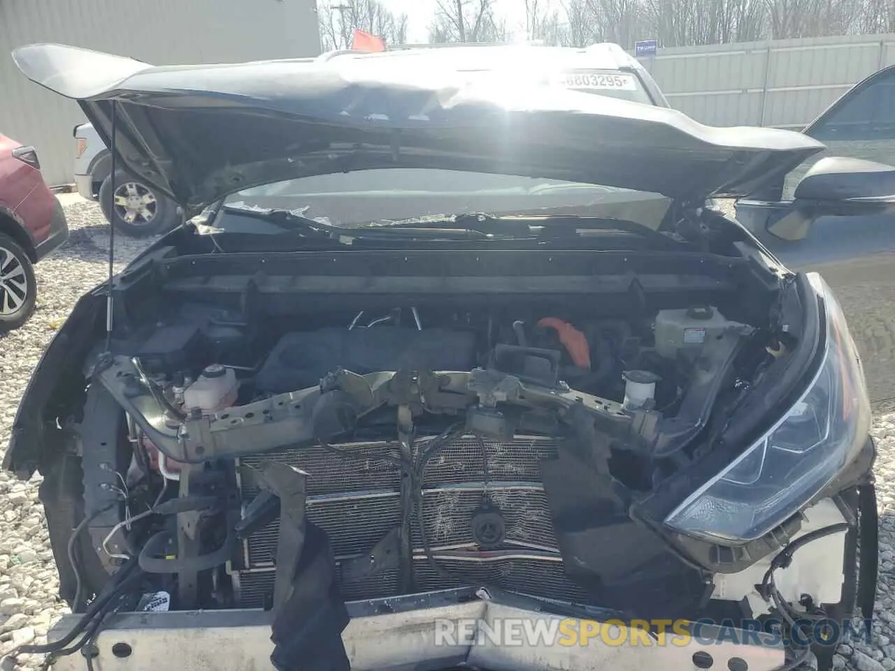 12 fotografías del automóvil dañado 5TDEBRCH7NS089088 TOYOTA HIGHLANDER 2022