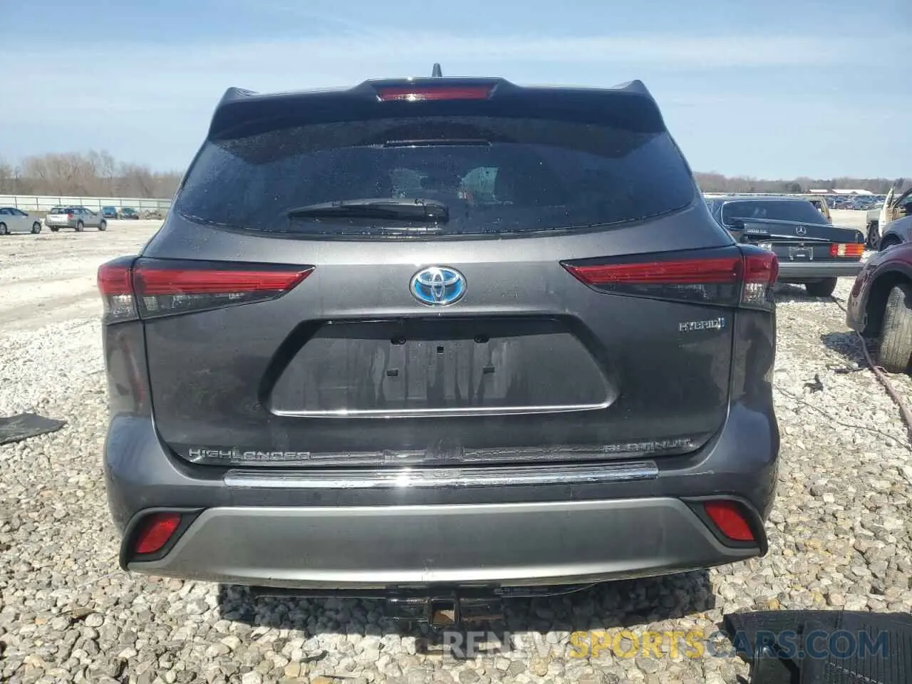 6 fotografías del automóvil dañado 5TDEBRCH7NS089088 TOYOTA HIGHLANDER 2022