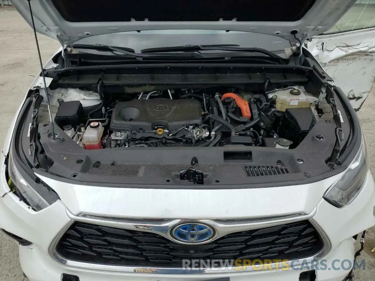 11 fotografías del automóvil dañado 5TDEBRCH8NS090895 TOYOTA HIGHLANDER 2022
