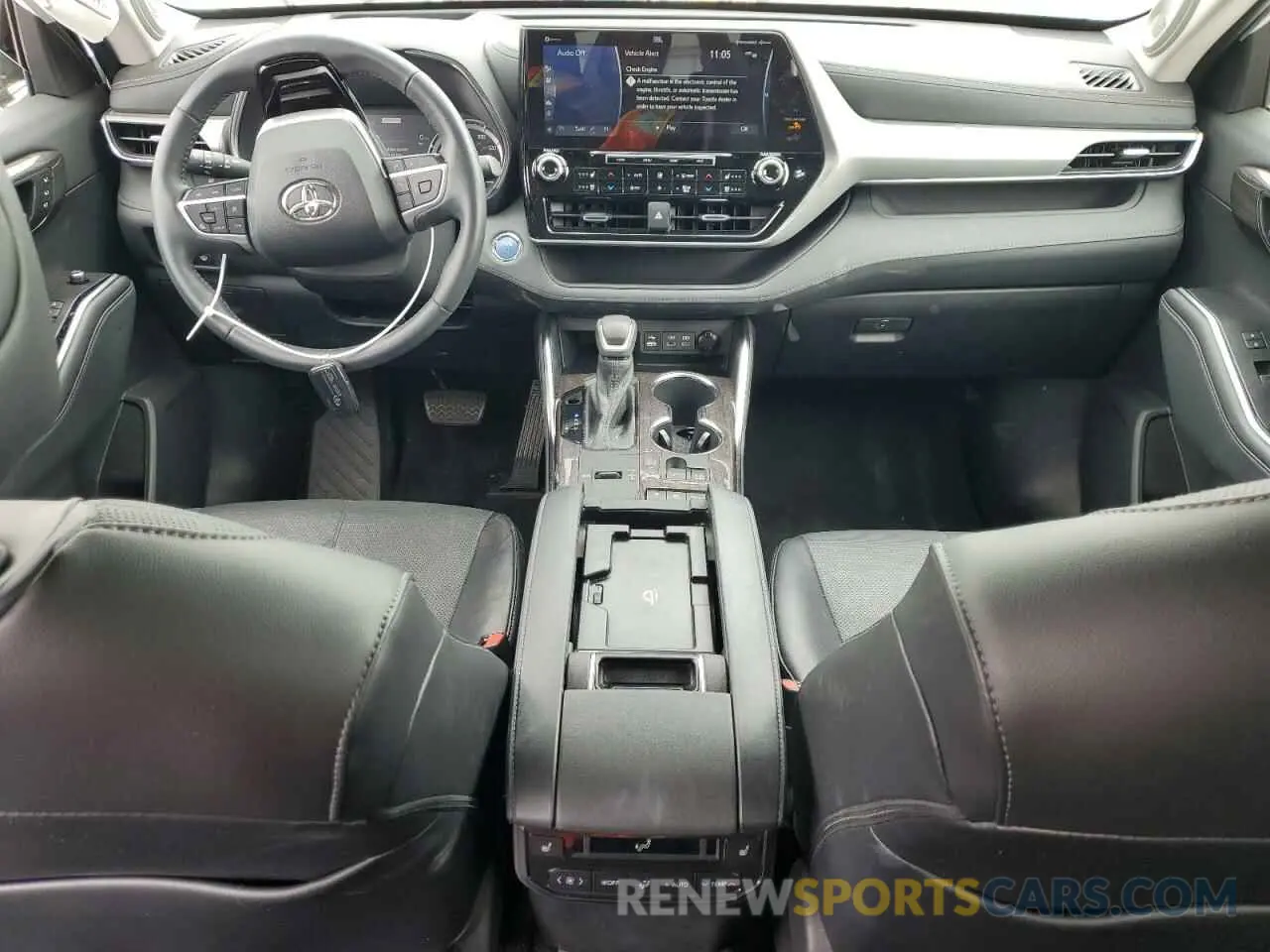 8 fotografías del automóvil dañado 5TDEBRCH8NS090895 TOYOTA HIGHLANDER 2022