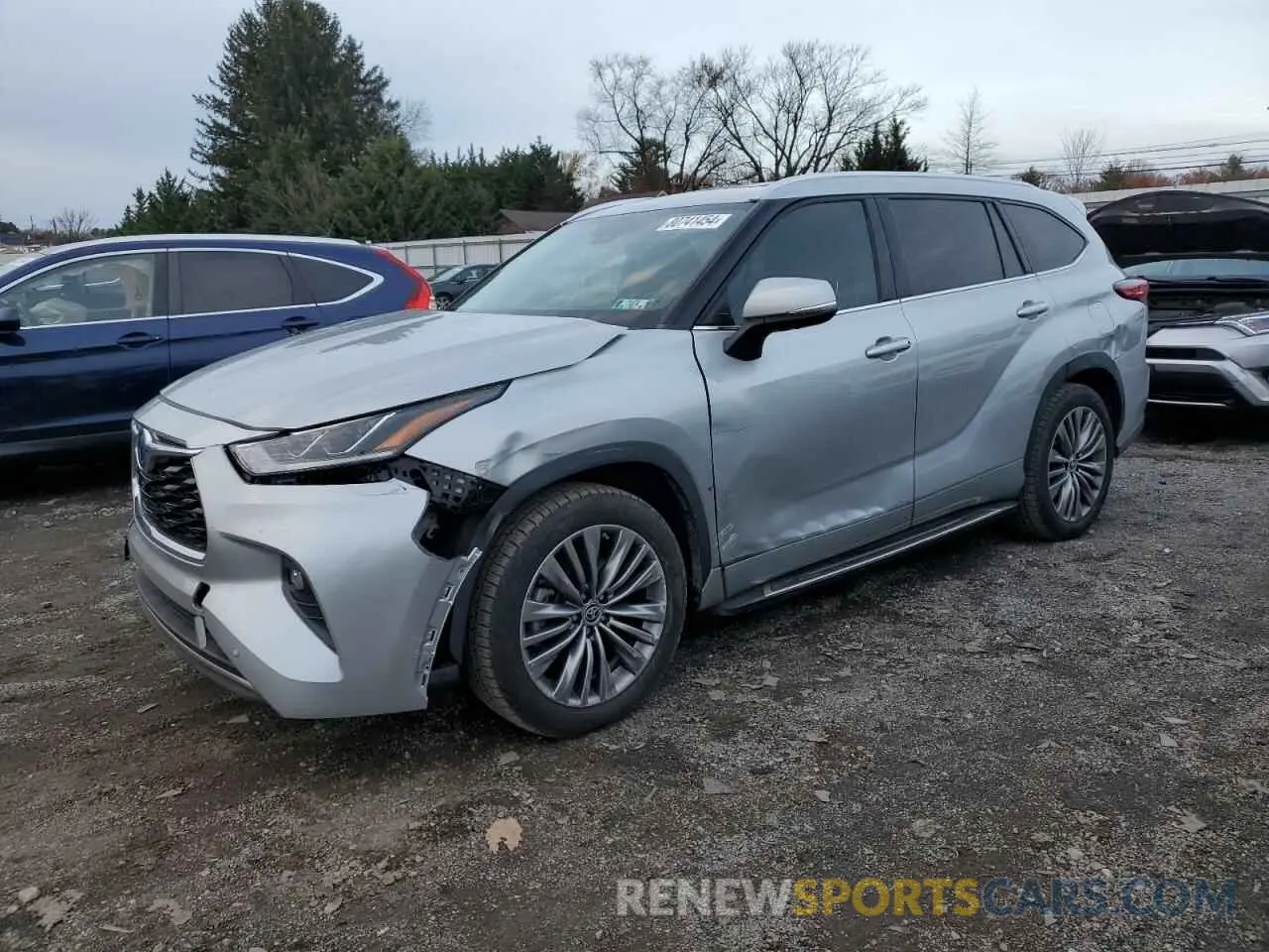 1 fotografías del automóvil dañado 5TDFARAH0NS013786 TOYOTA HIGHLANDER 2022