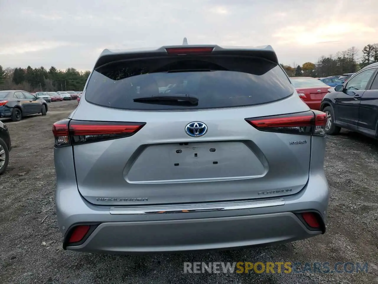 6 fotografías del automóvil dañado 5TDFARAH0NS013786 TOYOTA HIGHLANDER 2022