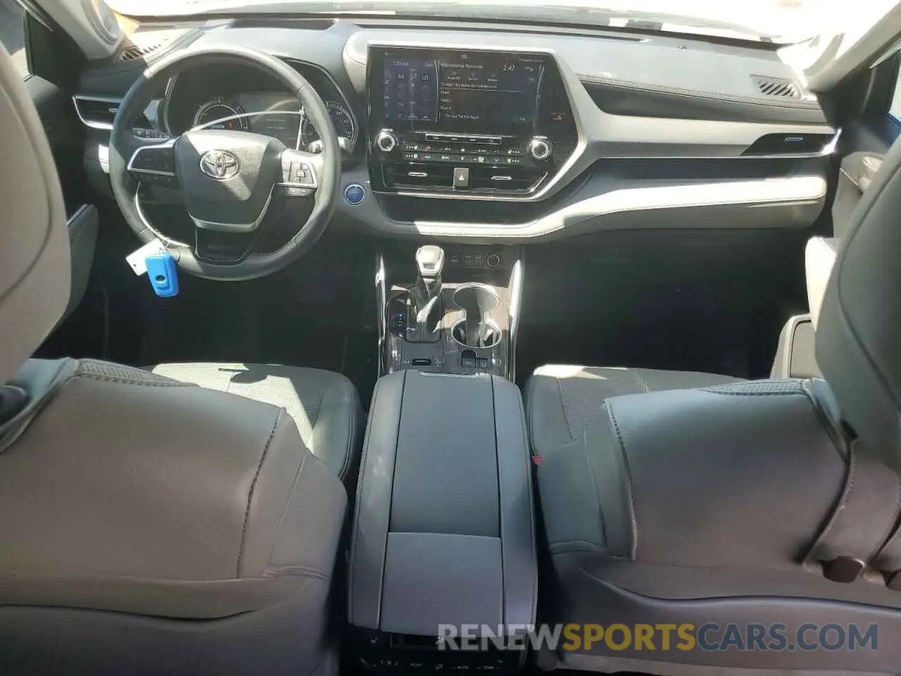 8 fotografías del automóvil dañado 5TDFARAH5NS012746 TOYOTA HIGHLANDER 2022
